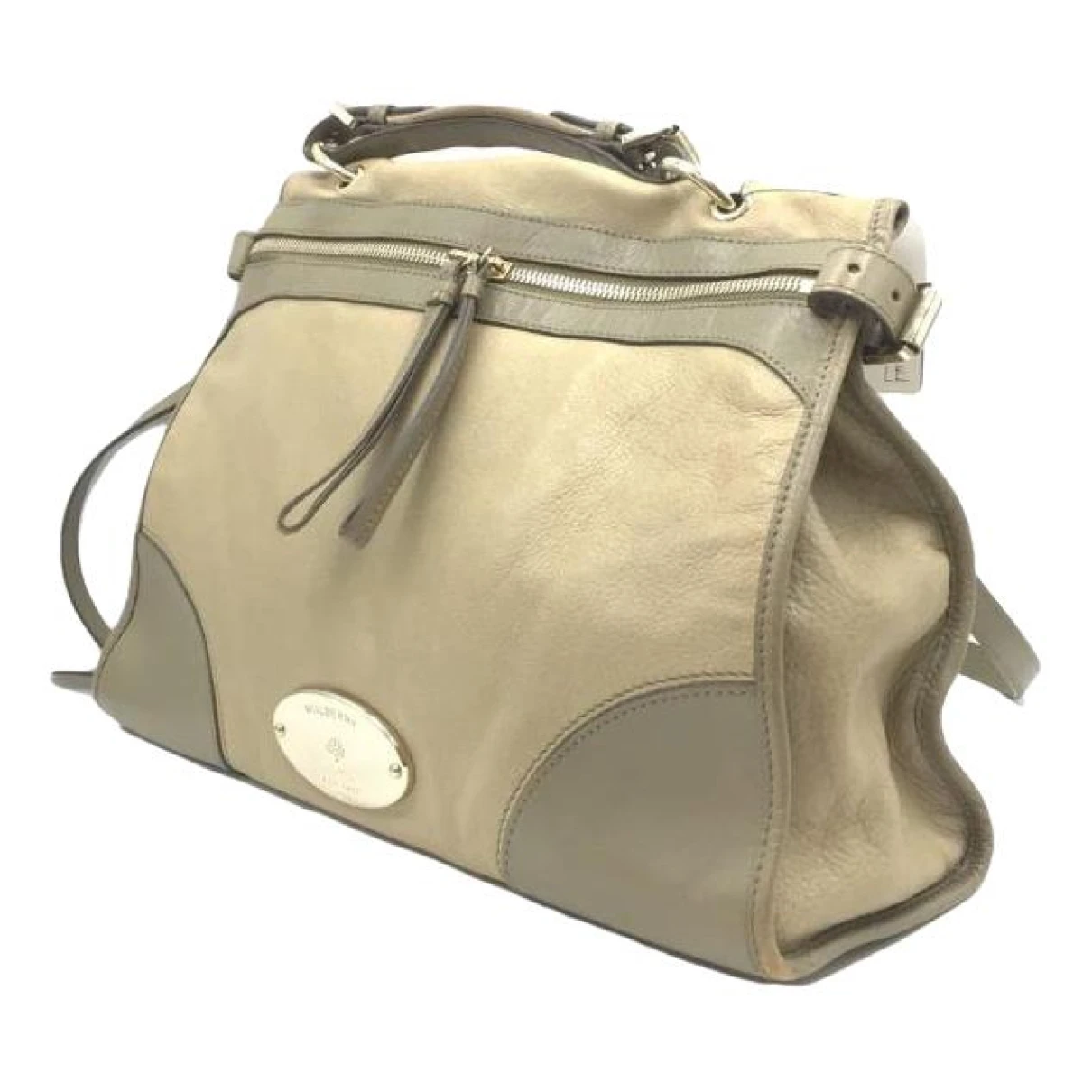 Pre-owned Mulberry Leather Handbag In Beige