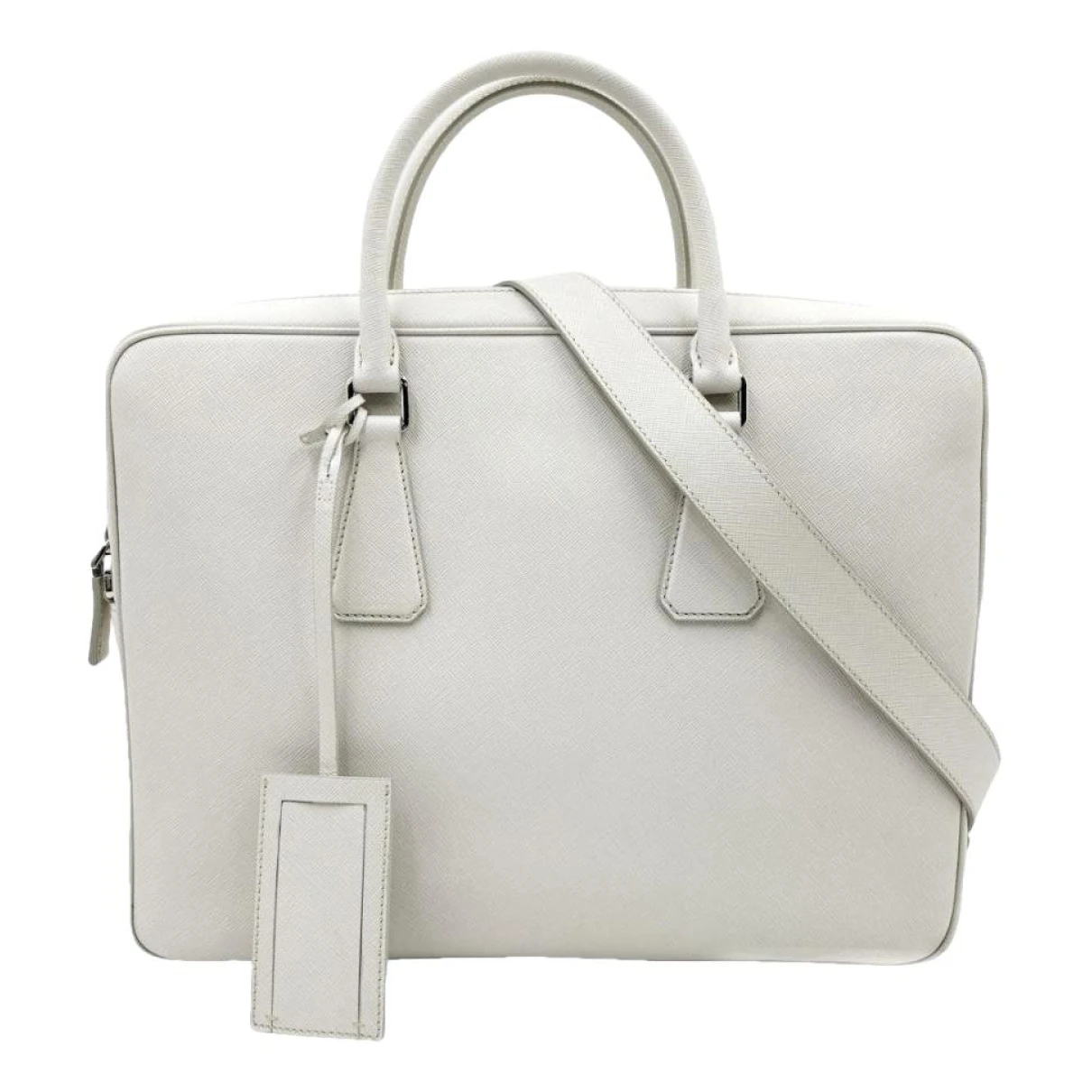 Pre-owned Prada Leather Bag In White