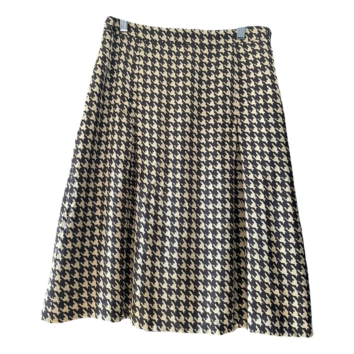 Pre-owned Celine Silk Mid-length Skirt In Brown