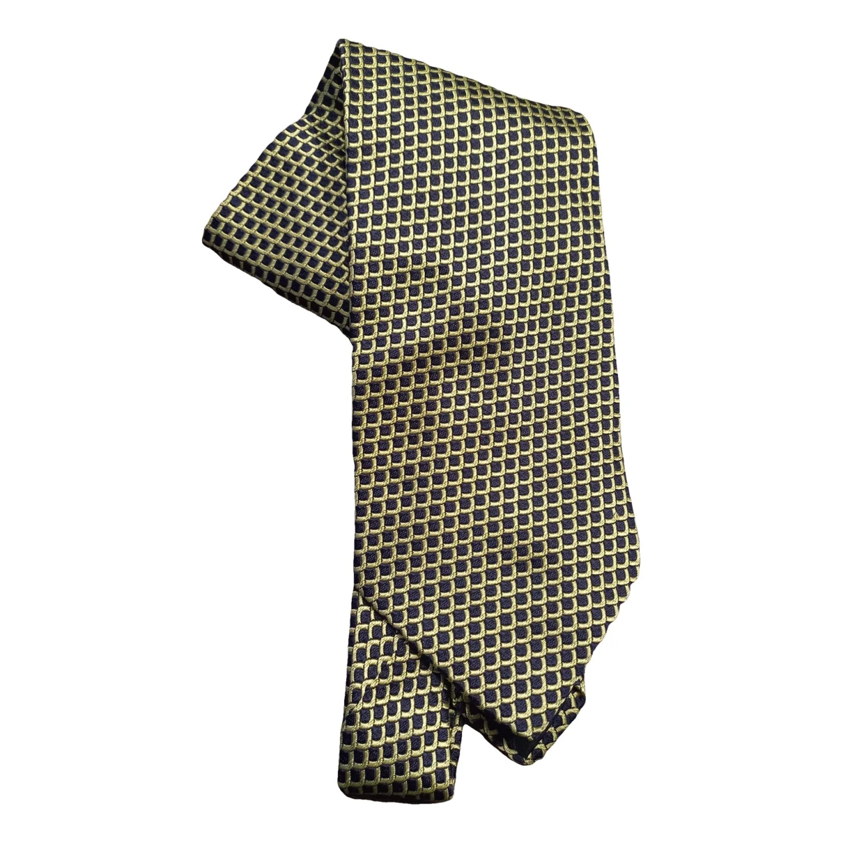 Pre-owned Etro Silk Tie In Gold