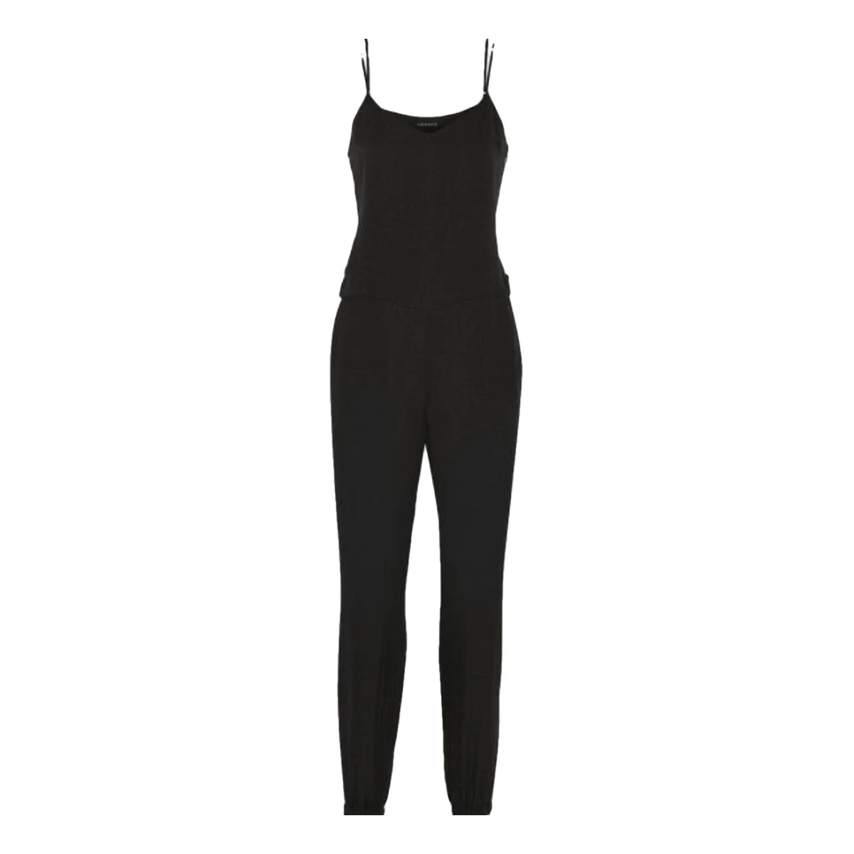 Pre-owned Theory Silk Jumpsuit In Black