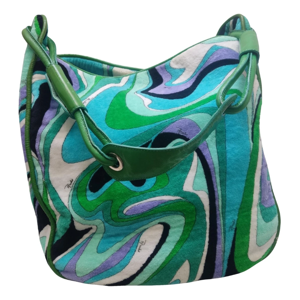 Pre-owned Emilio Pucci Velvet Travel Bag In Multicolour