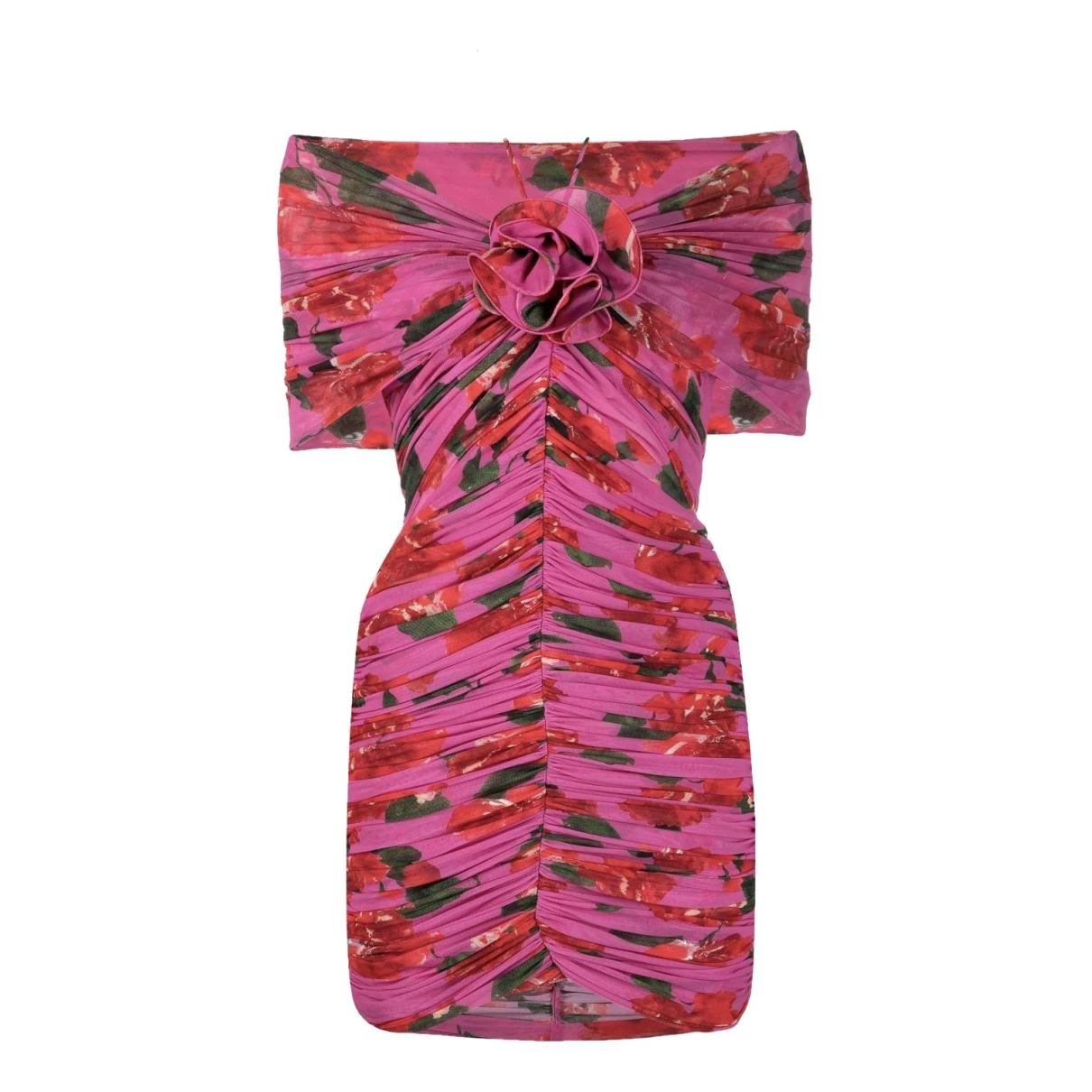 Pre-owned Magda Butrym Mini Dress In Pink