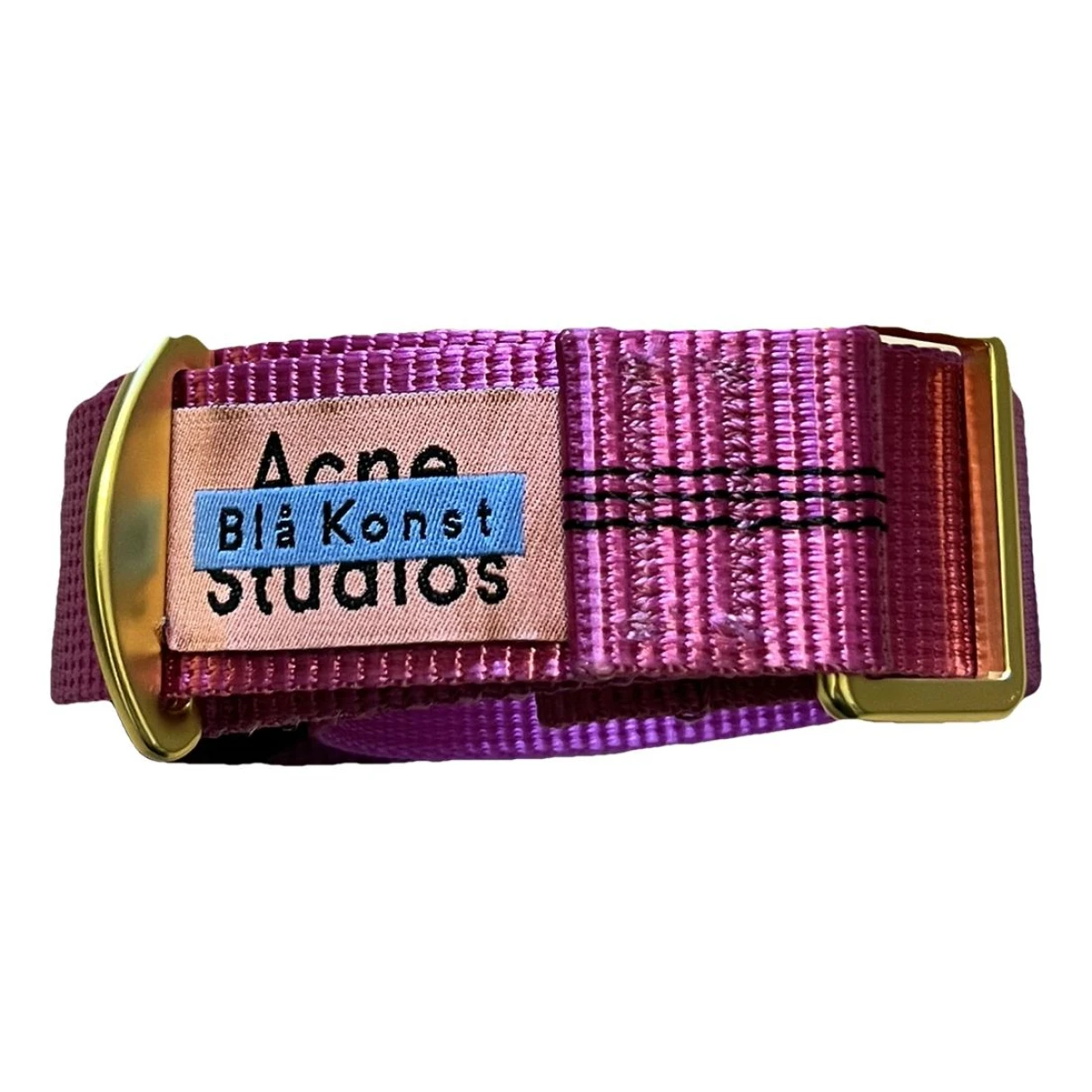 Pre-owned Acne Studios Belt In Pink