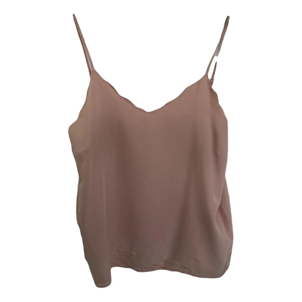 Pre-owned Maje Silk Camisole In Pink