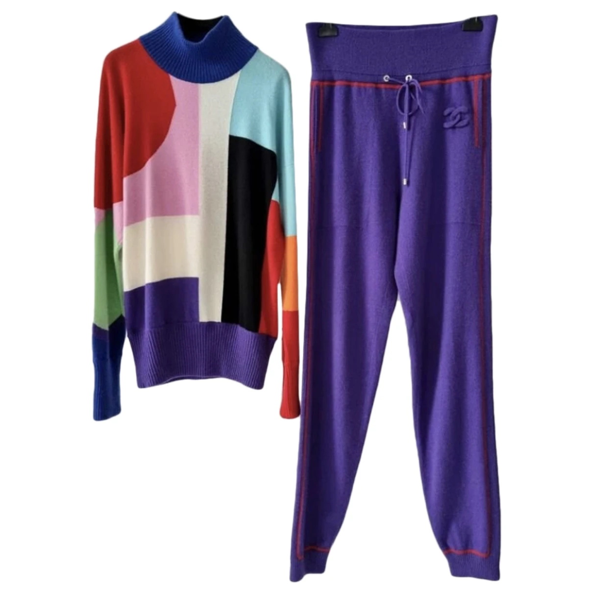 Pre-owned Chanel Cashmere Jumpsuit In Multicolour