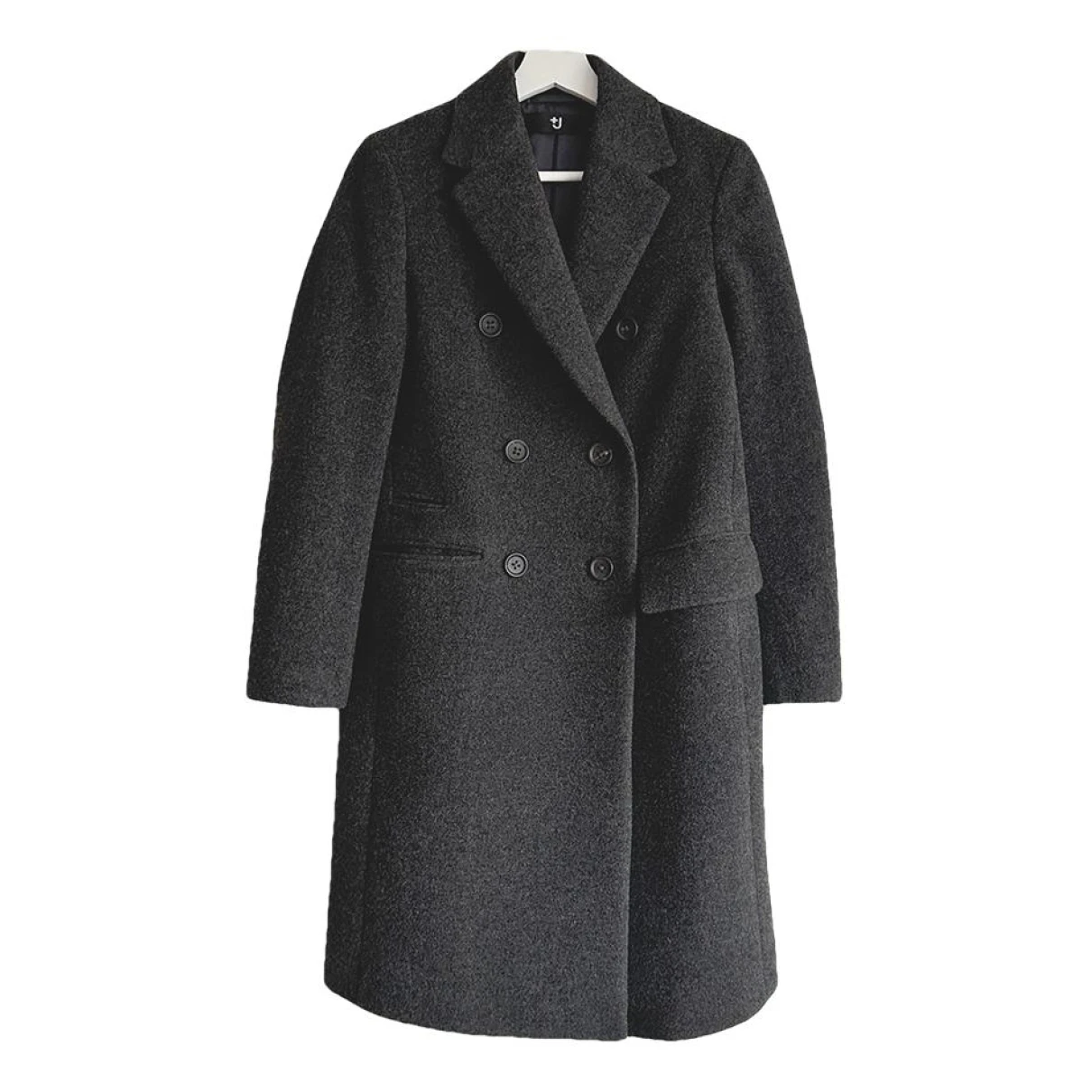 Pre-owned Jil Sander Wool Coat In Grey