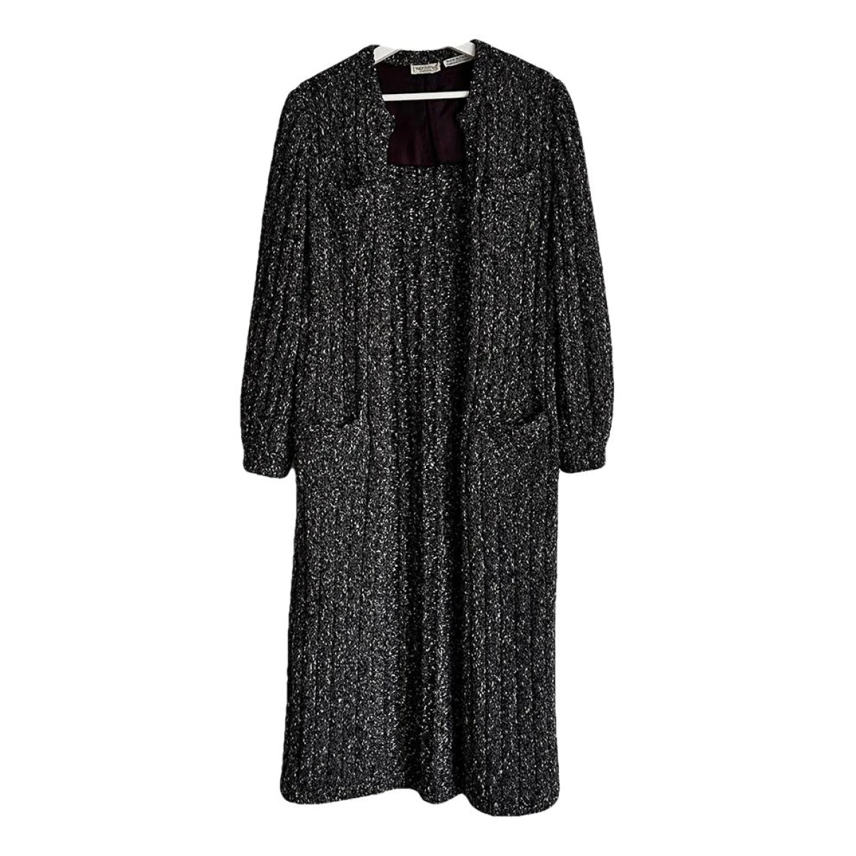 Pre-owned Valentino Wool Coat In Grey