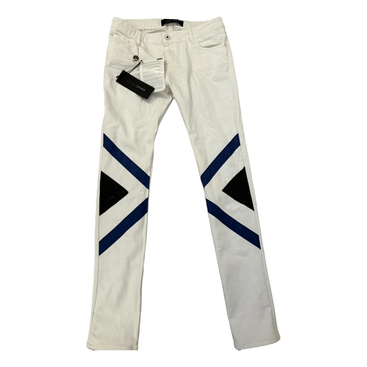 Pre-owned Each X Other Each X Slim Jeans In White