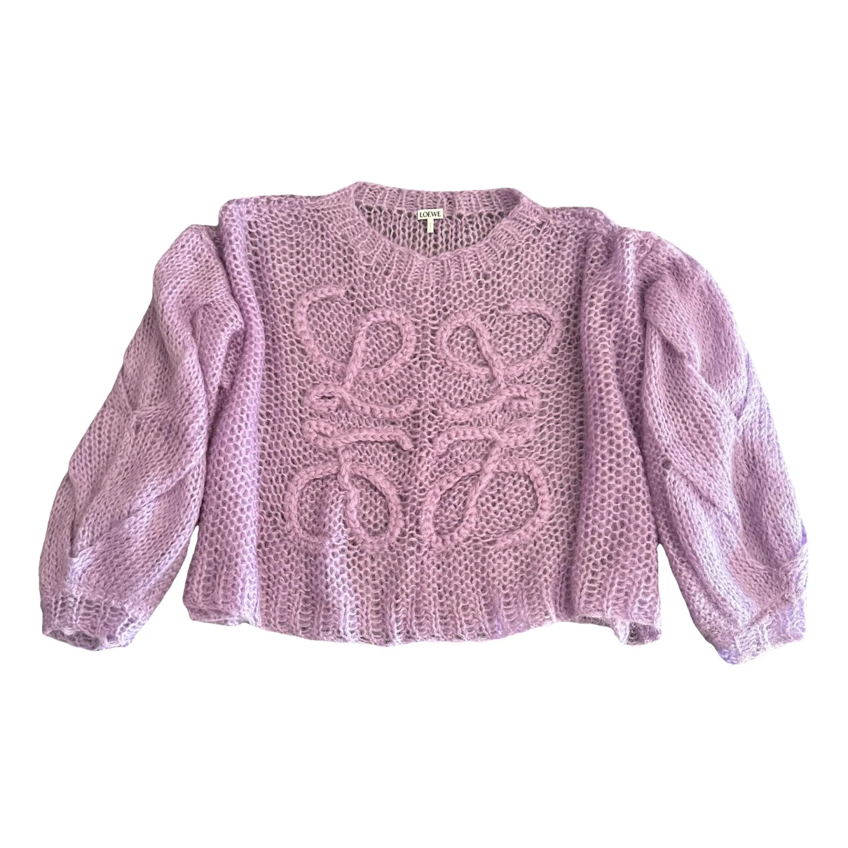 Pre-owned Loewe Wool Knitwear In Purple