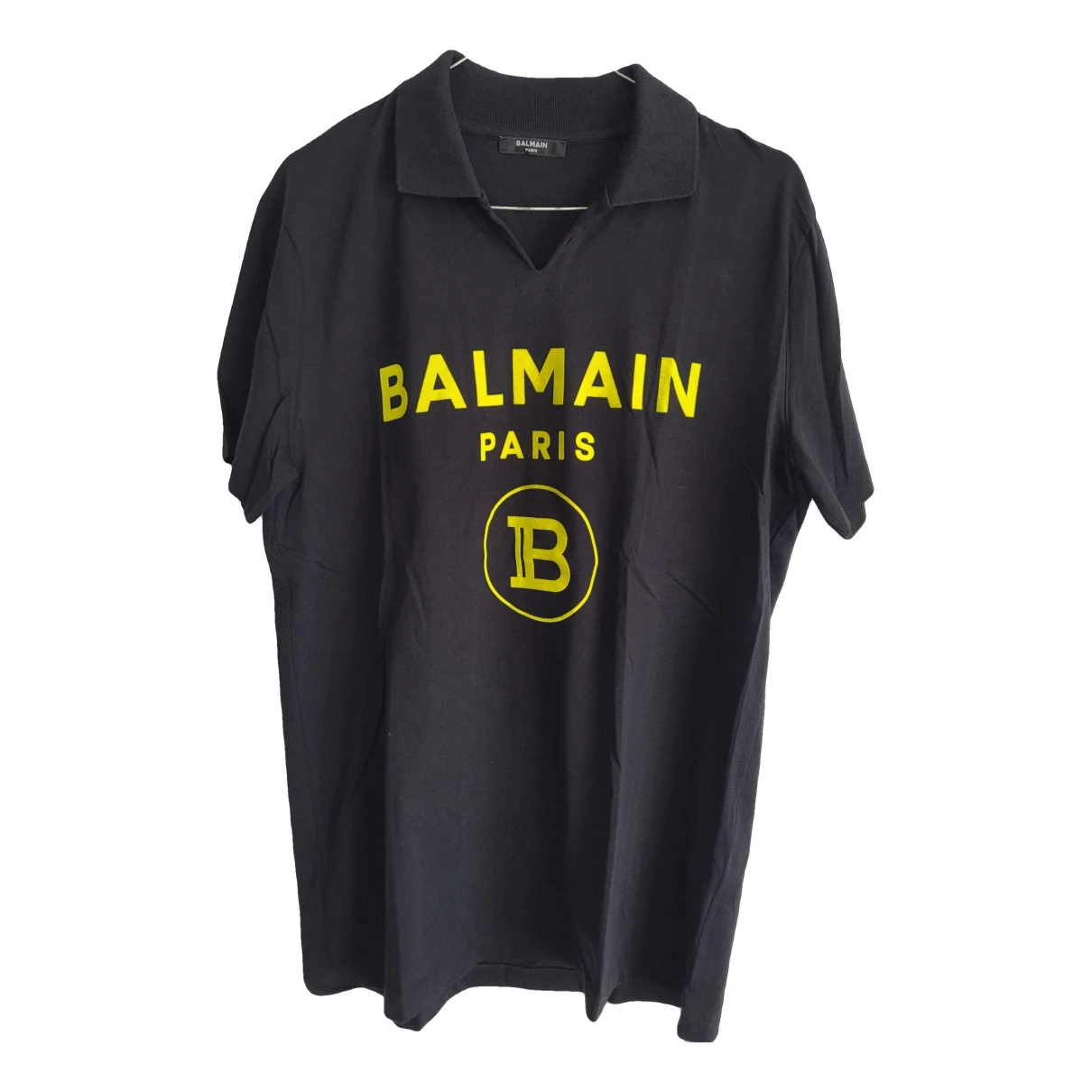 Pre-owned Balmain Polo Shirt In Black