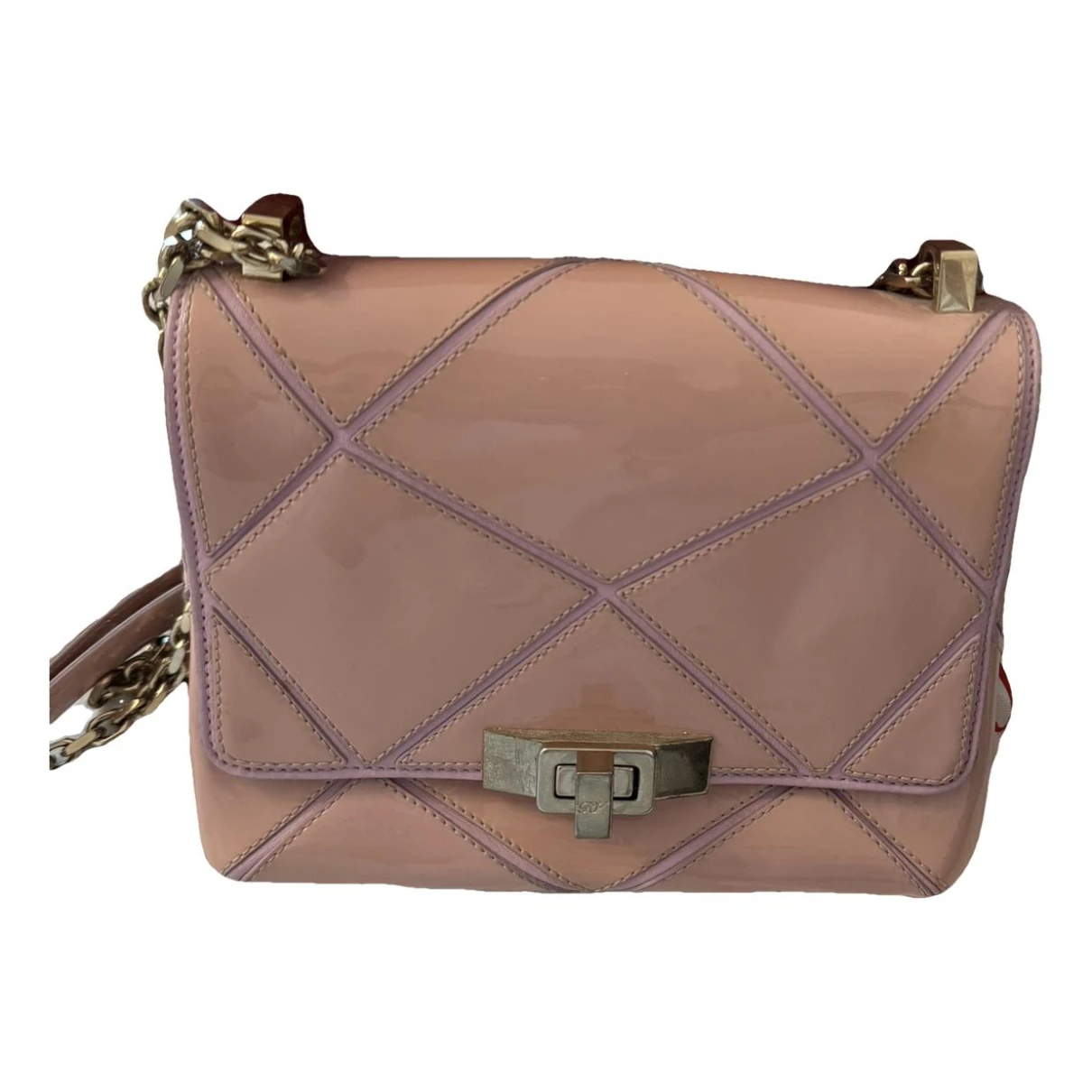 Pre-owned Roger Vivier Leather Handbag In Pink