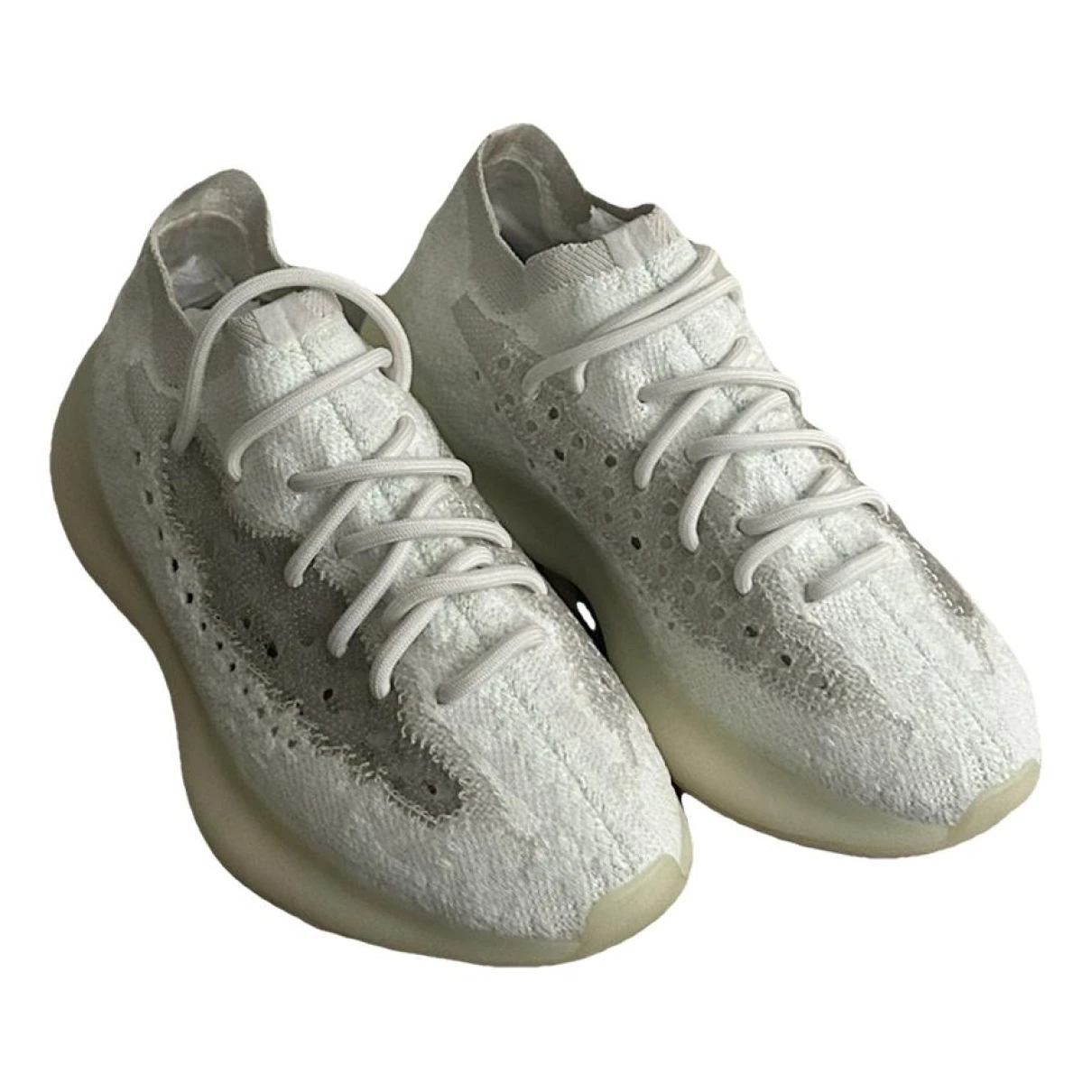 Pre-owned Yeezy X Adidas Boost 380 Trainers In White