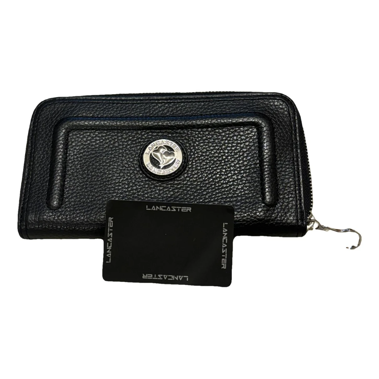 Pre-owned Lancaster Leather Wallet In Black