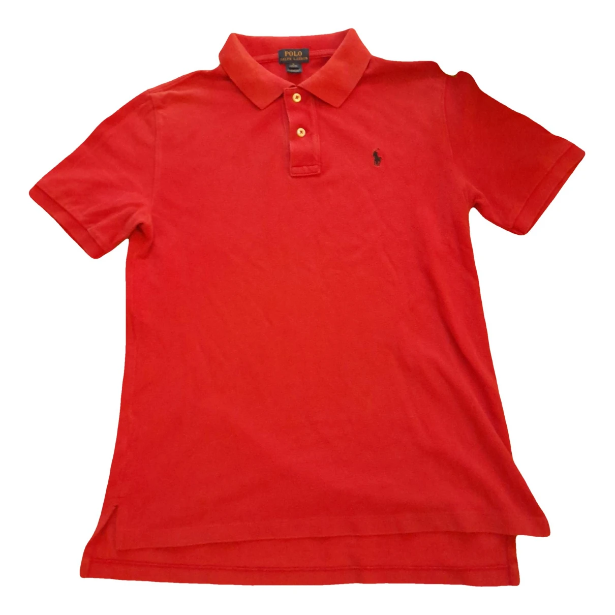 Pre-owned Polo Ralph Lauren Polo Ajusté Manches Courtes Polo Shirt In Red