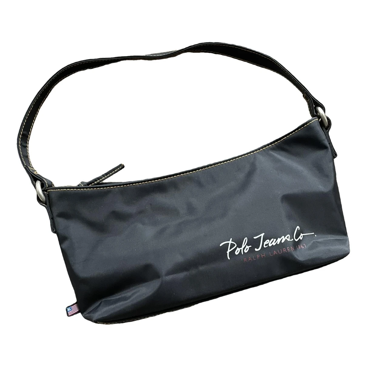 Pre-owned Polo Ralph Lauren Handbag In Black