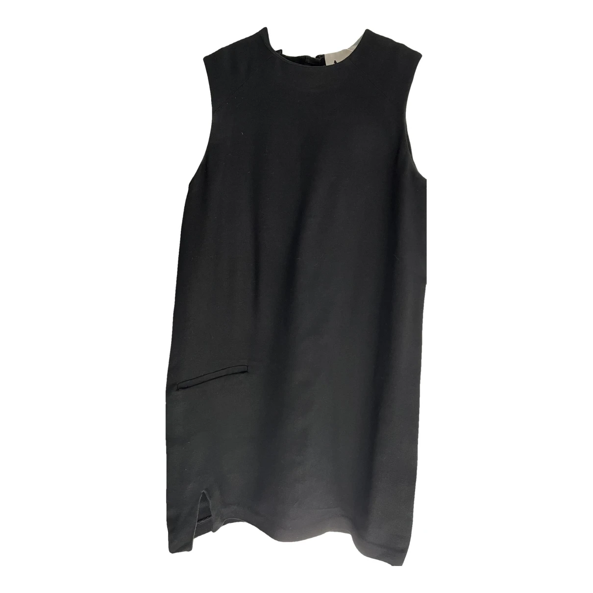 Pre-owned Acne Studios Wool Mini Dress In Black