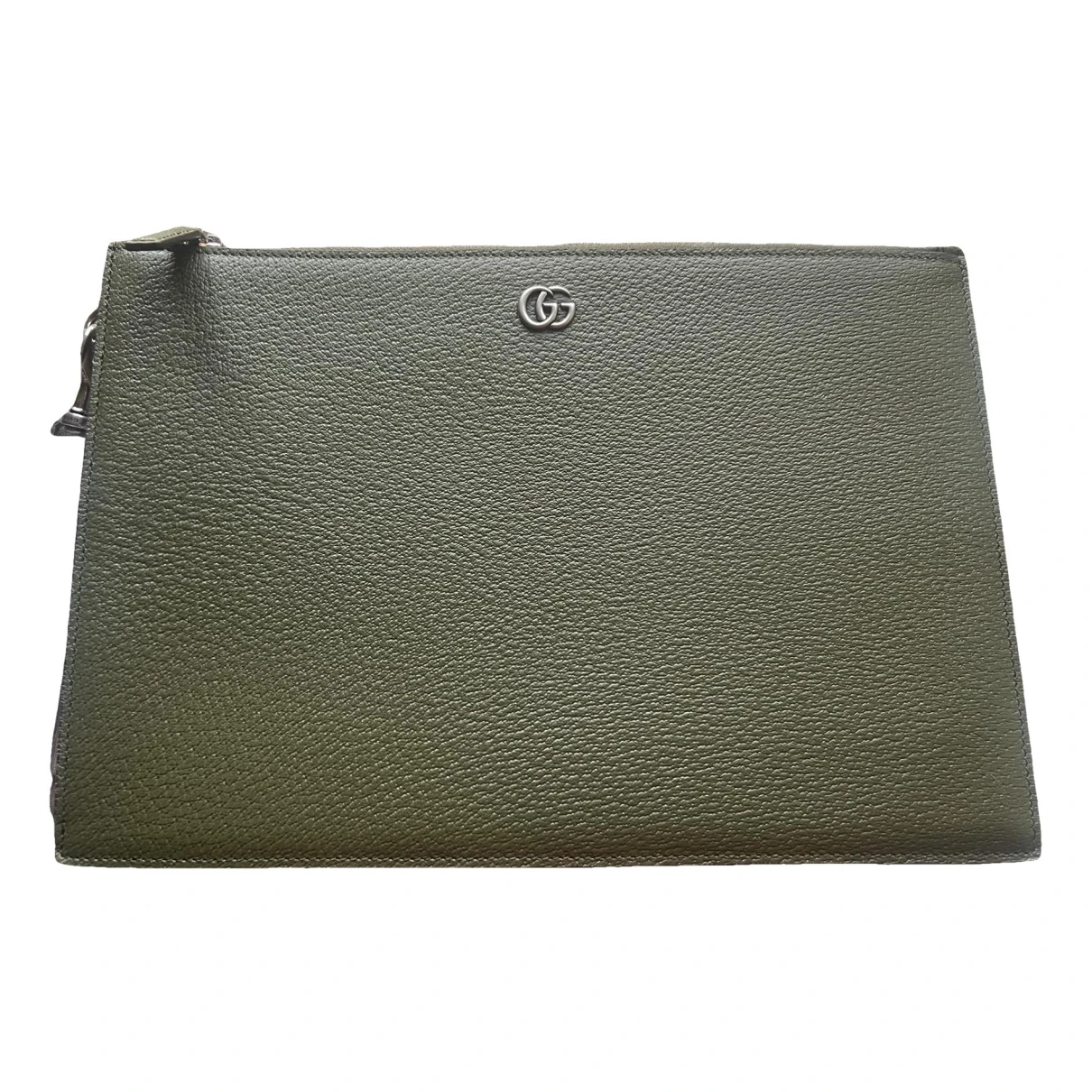 Pre-owned Gucci Leather Bag In Green