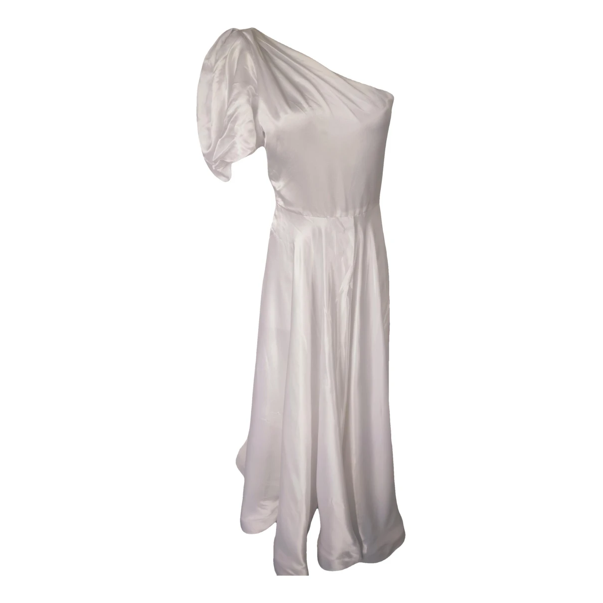 Pre-owned Yaura Maxi Dress In White