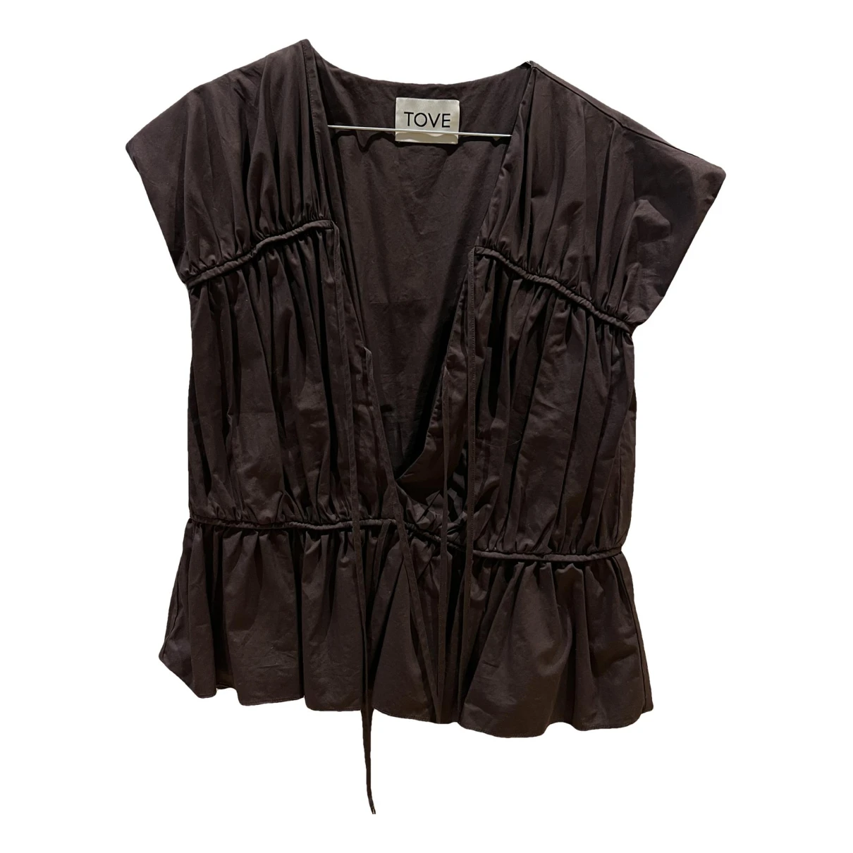 Pre-owned Tove Blouse In Brown