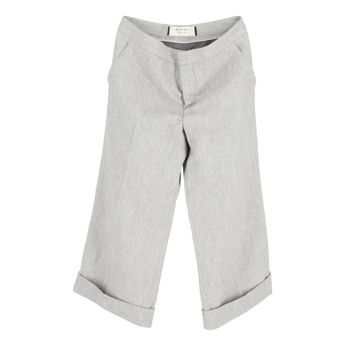 Pre-owned Marni Trousers In Grey