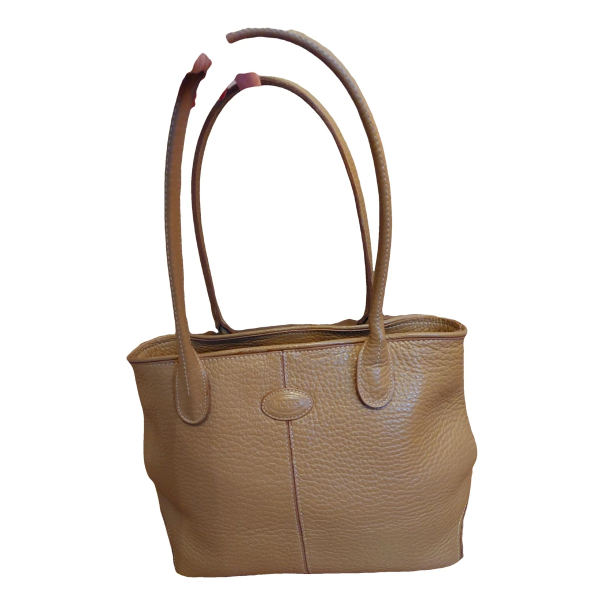 Pre-owned Tod's D Bag Leather Handbag In Beige