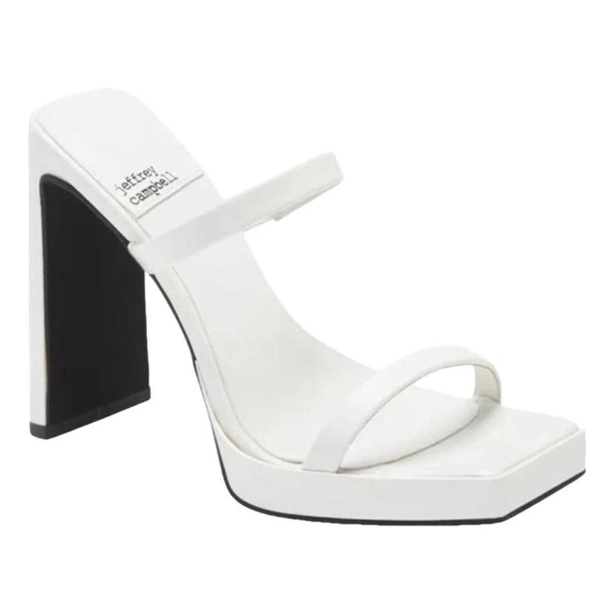 Pre-owned Jeffrey Campbell Patent Leather Heels In White