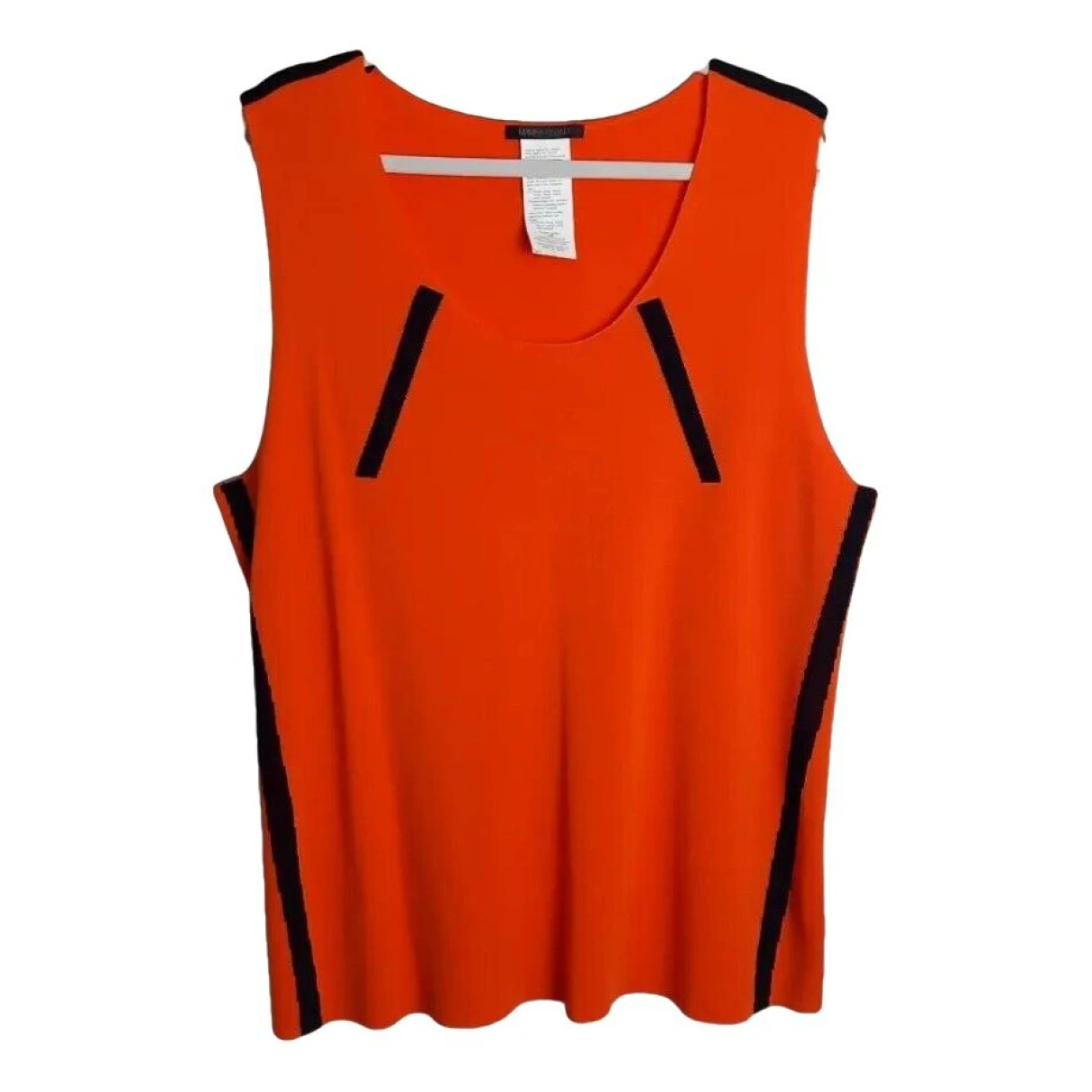 Pre-owned Marina Rinaldi Vest In Orange