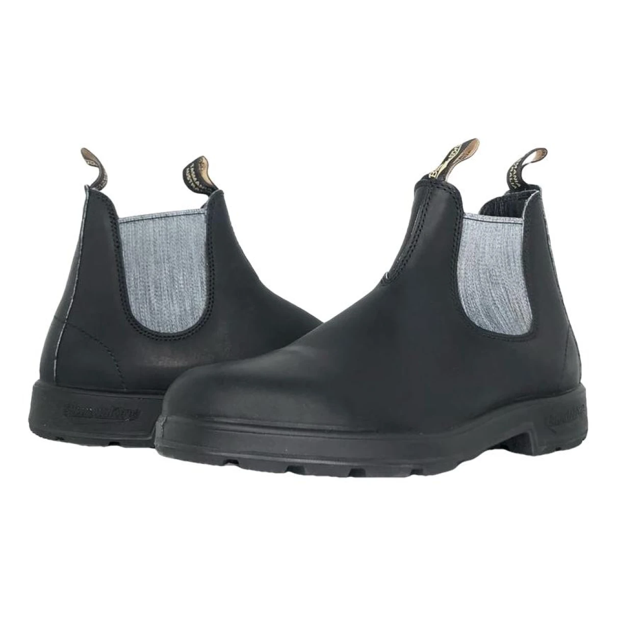 Pre-owned Blundstone Leather Boots In Black