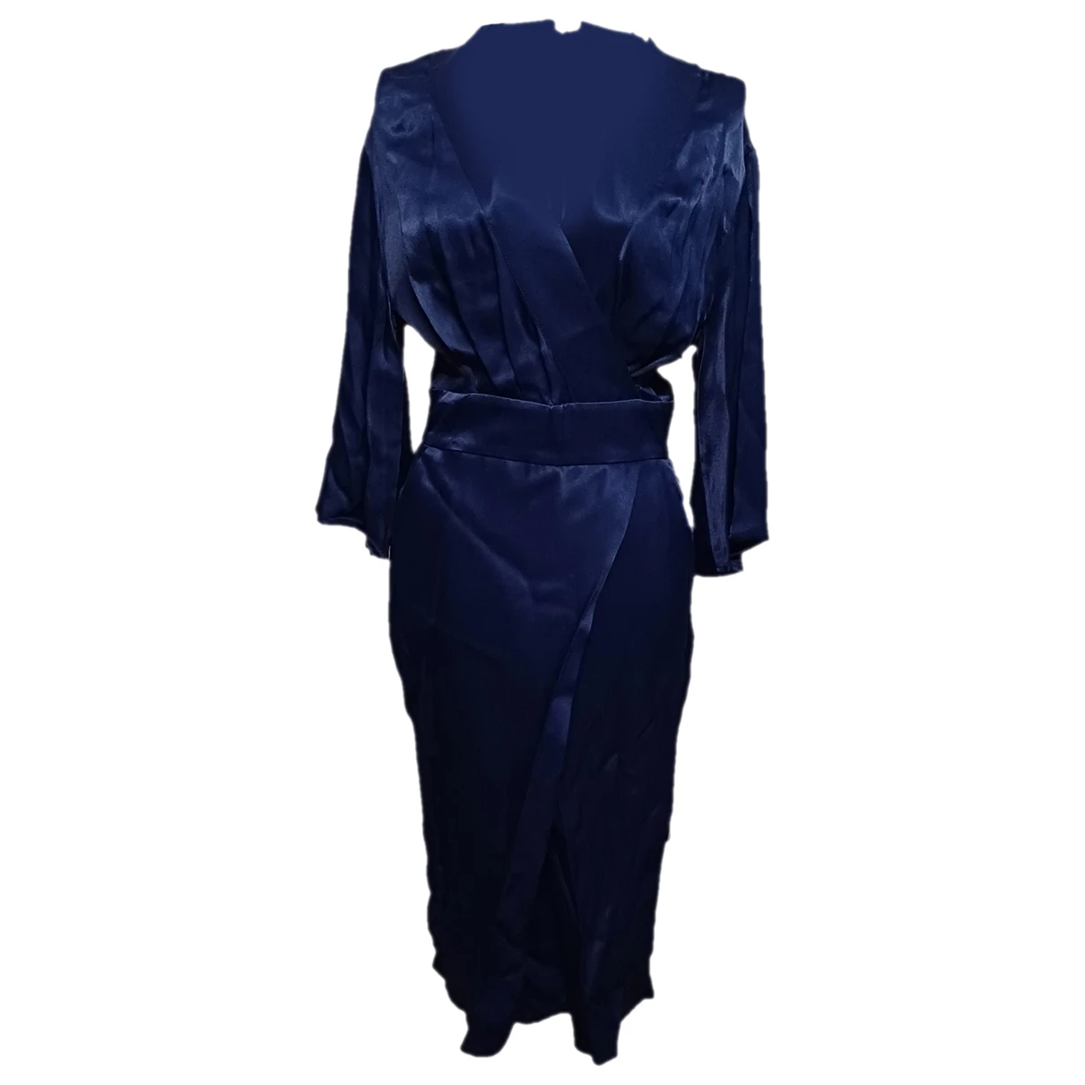 Pre-owned Elisabetta Franchi Mini Dress In Blue