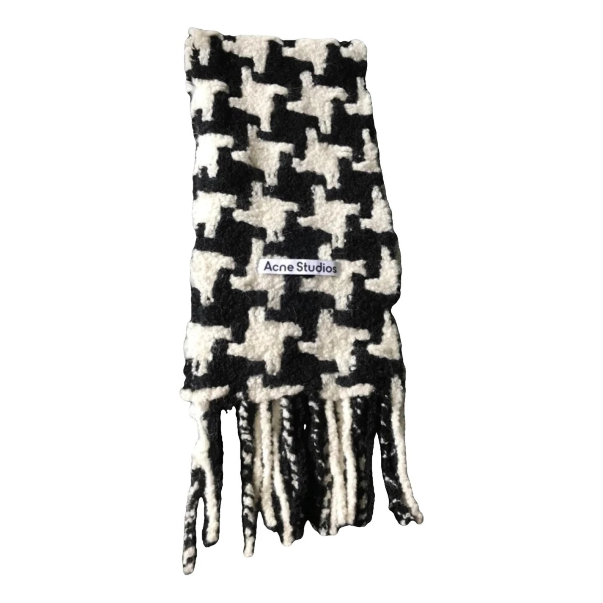 Pre-owned Acne Studios Wool Scarf In White