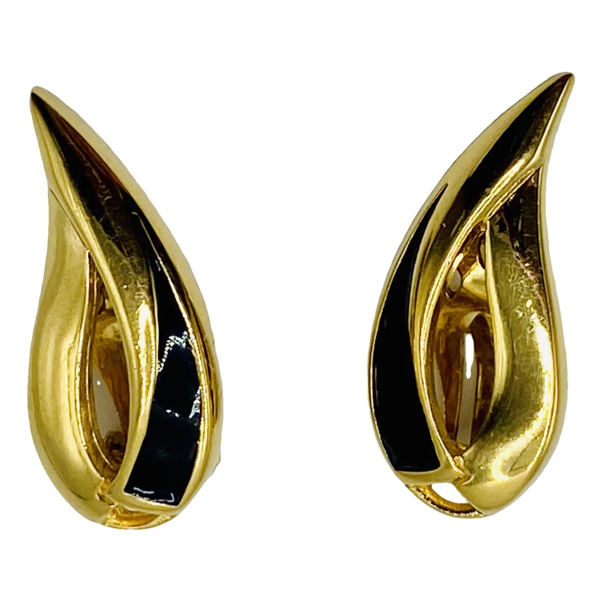 Pre-owned Givenchy Earrings In Gold