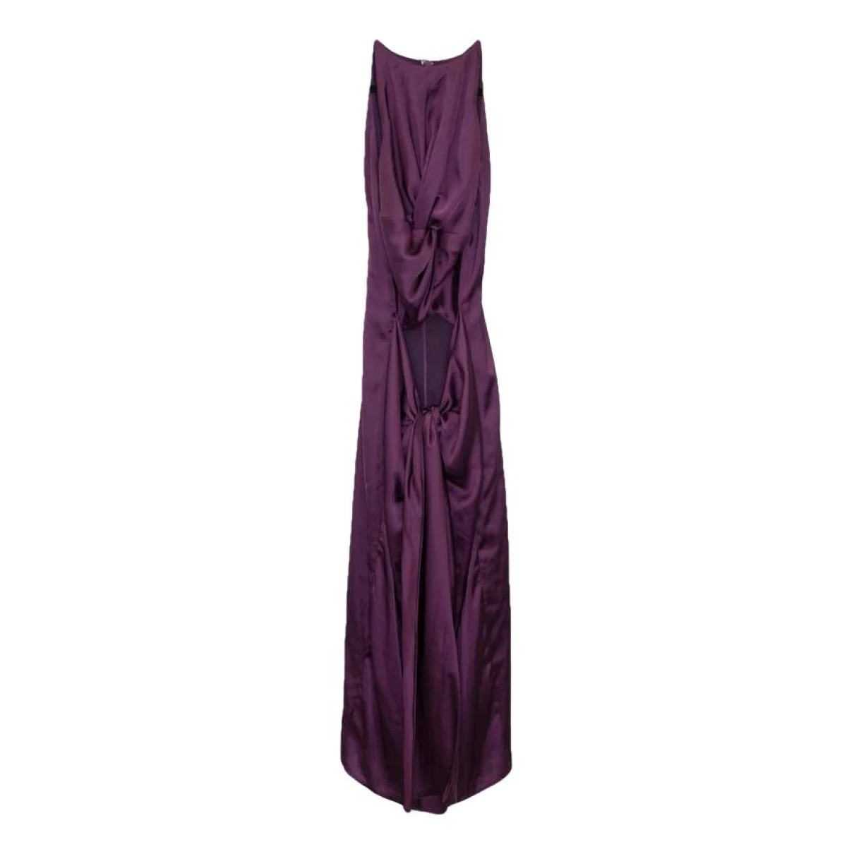 Pre-owned Andrea Iyamah Maxi Dress In Purple