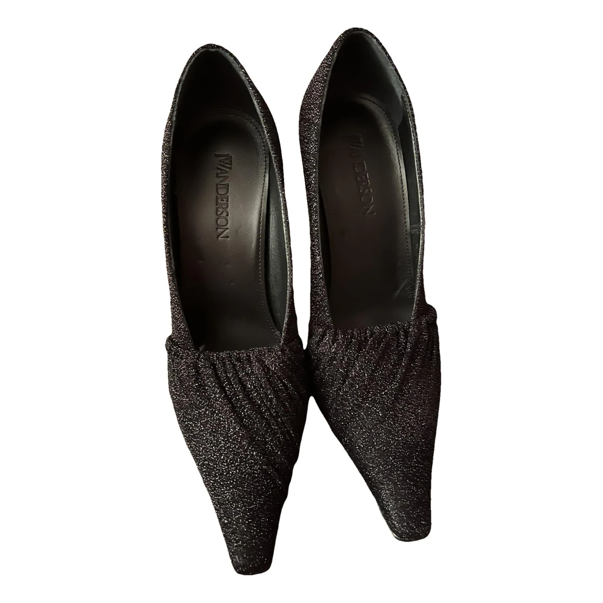 Pre-owned Jw Anderson Cloth Heels In Black