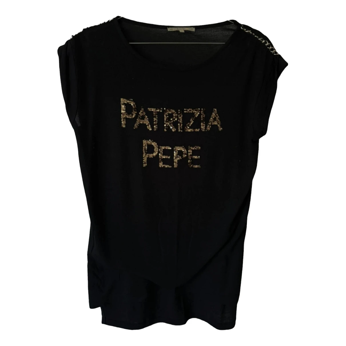 Pre-owned Patrizia Pepe T-shirt In Black