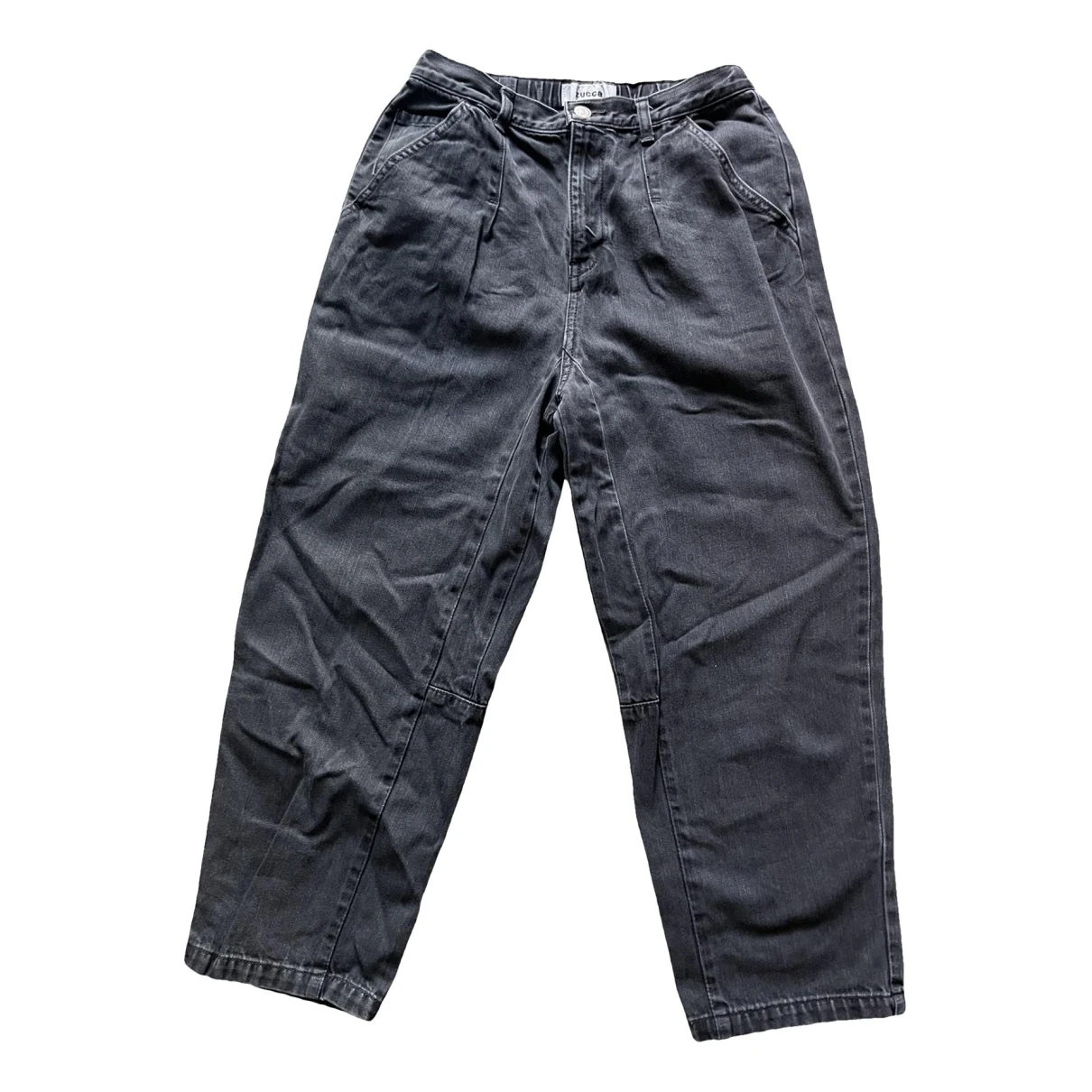 Pre-owned Zucca Jeans In Grey