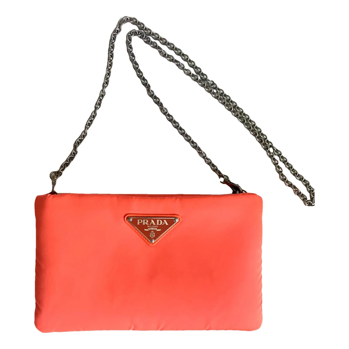 Pre-owned Prada Crossbody Bag In Orange