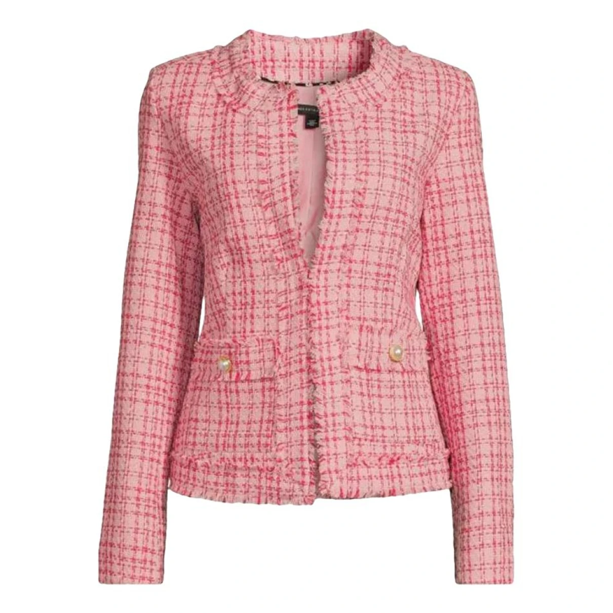 Pre-owned Saks Fifth Avenue Jacket In Pink