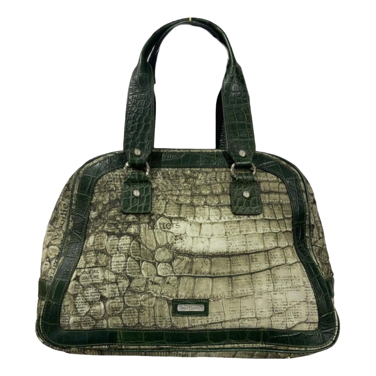 Pre-owned John Galliano Leather Handbag In Green