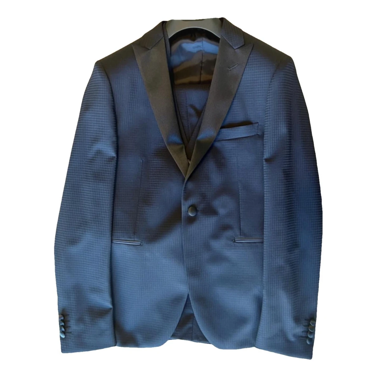Pre-owned Tagliatore Wool Suit In Blue