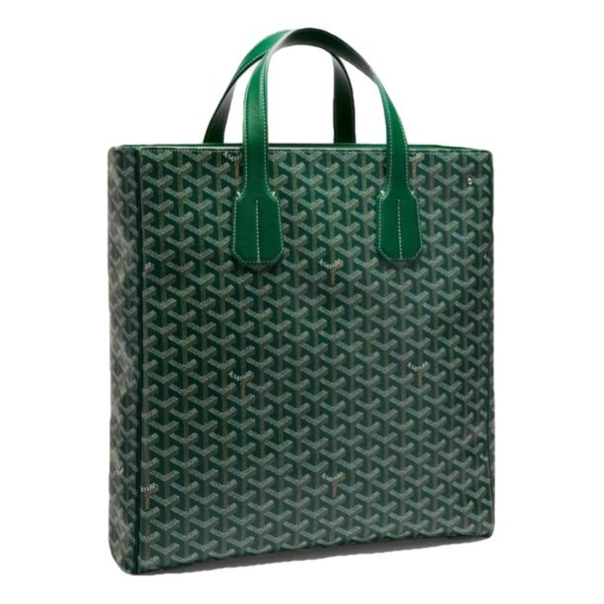 Pre-owned Goyard Voltaire Cloth Handbag In Green