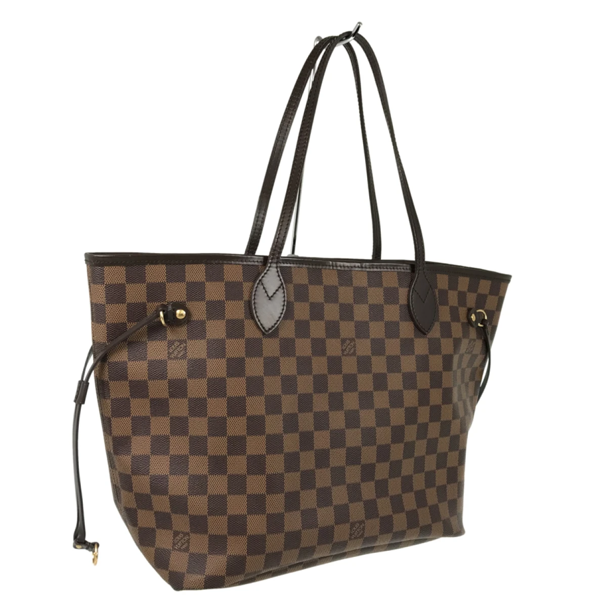 Pre-owned Louis Vuitton Neverfull Cloth Tote In Brown