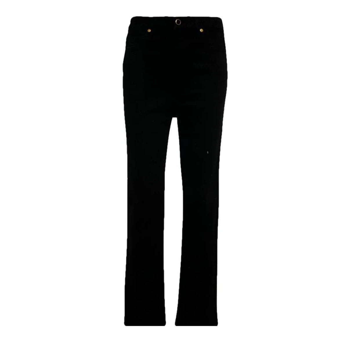 Pre-owned Khaite Straight Pants In Black