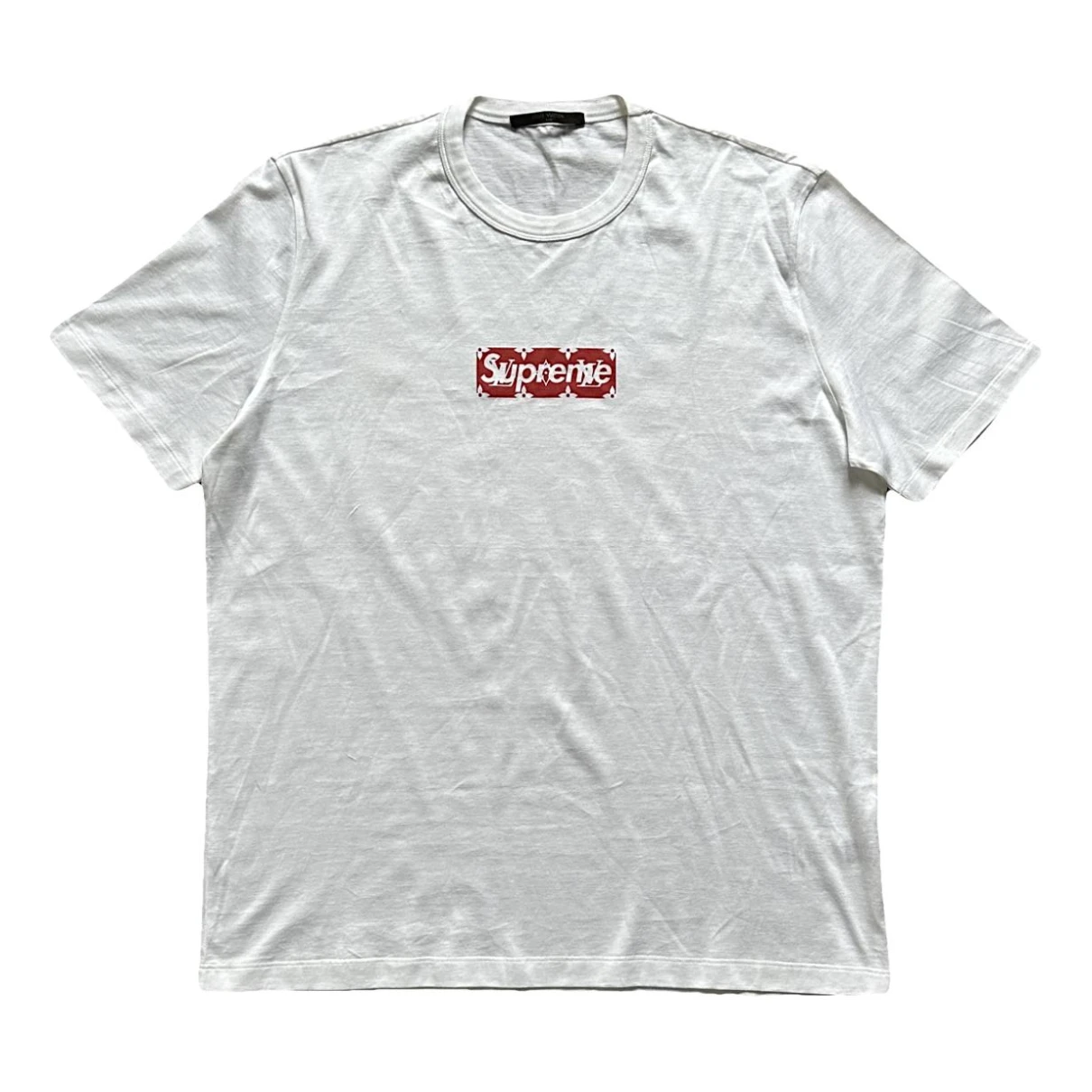 Pre-owned Louis Vuitton X Supreme T-shirt In White