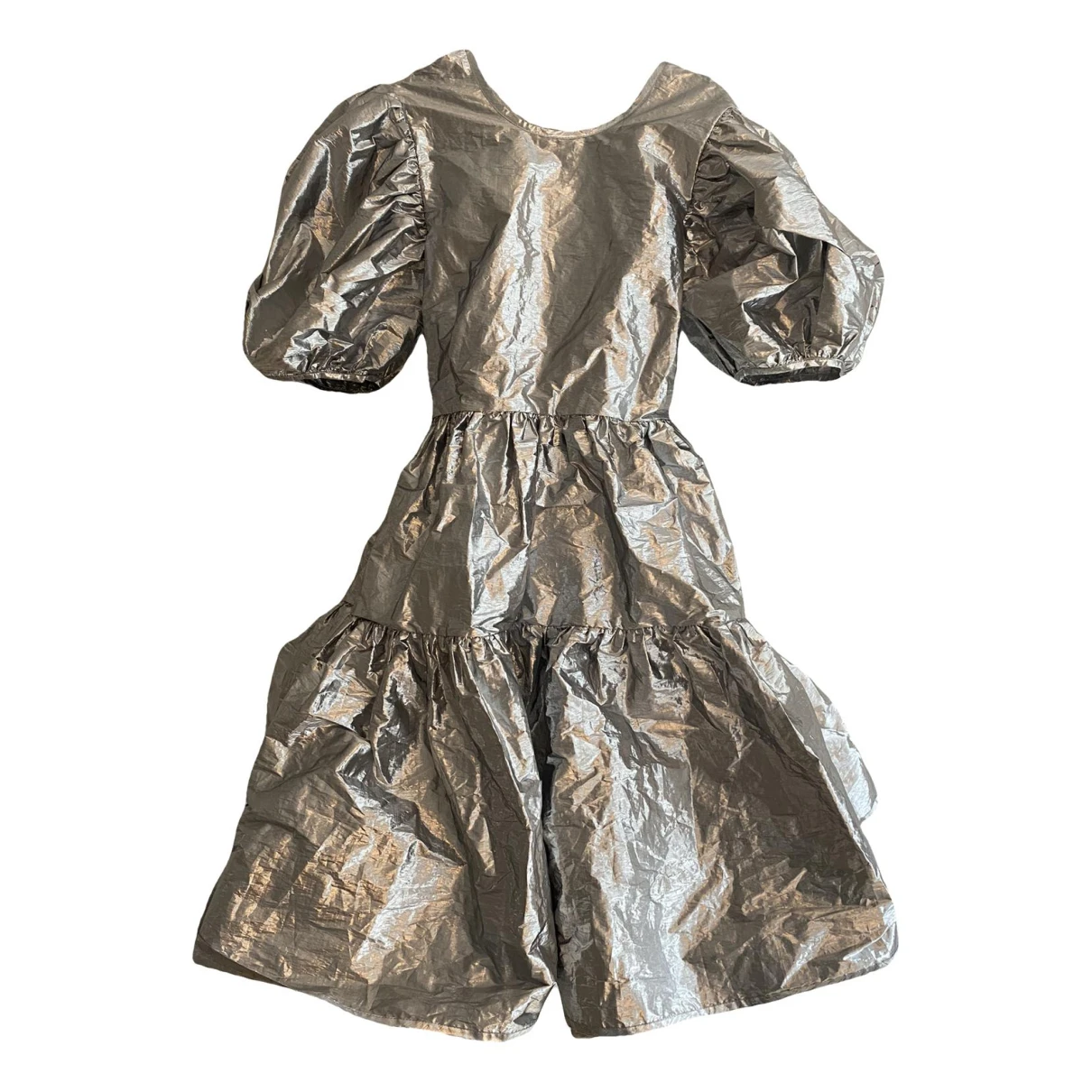 Pre-owned Cecilie Bahnsen Dress In Silver