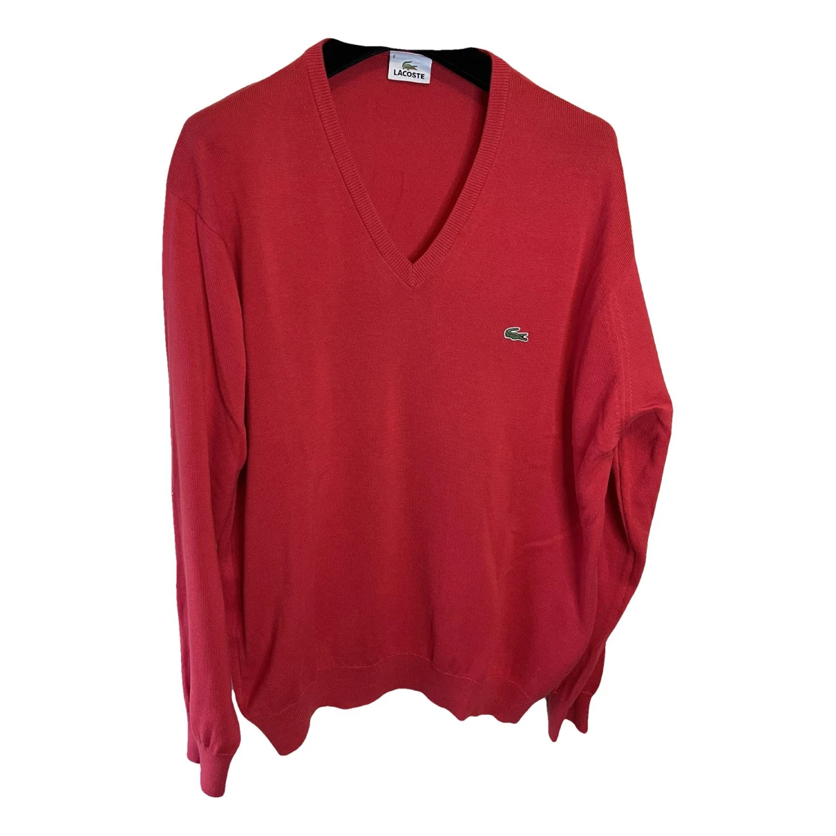 Pre-owned Lacoste Pull In Red