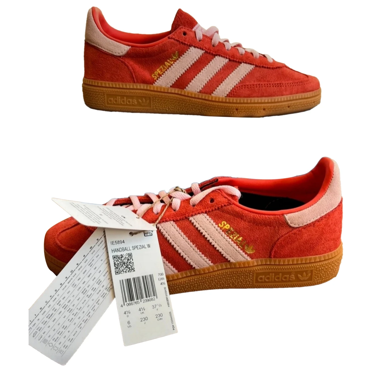 Pre-owned Adidas Originals Velvet Trainers In Red