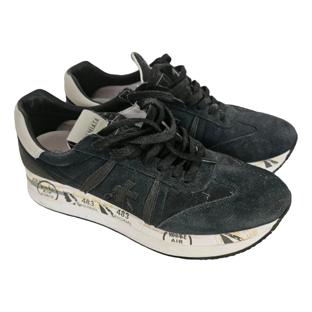Pre-owned Premiata Trainers In Blue