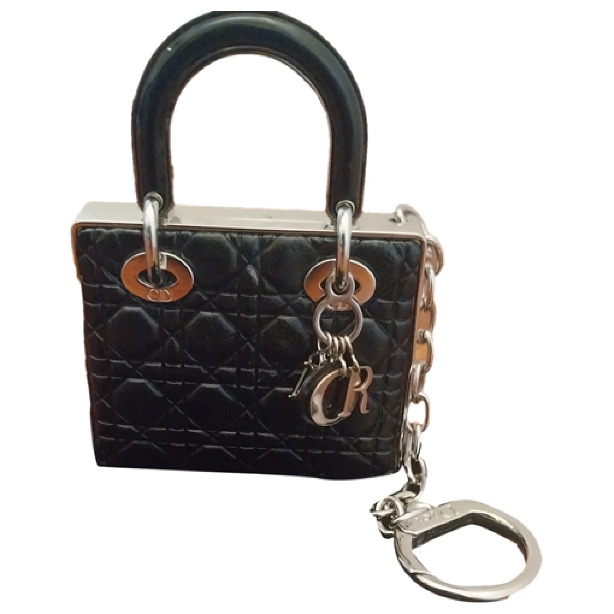 Pre-owned Dior Bag Charm In Black