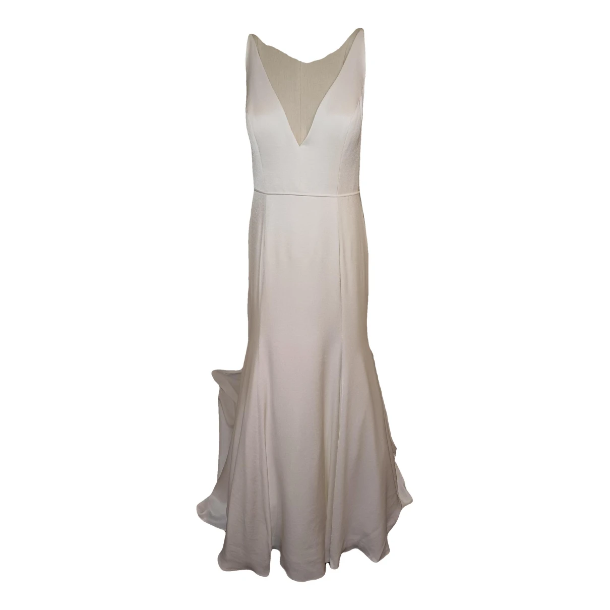 Pre-owned Jenny Yoo Silk Maxi Dress In Other